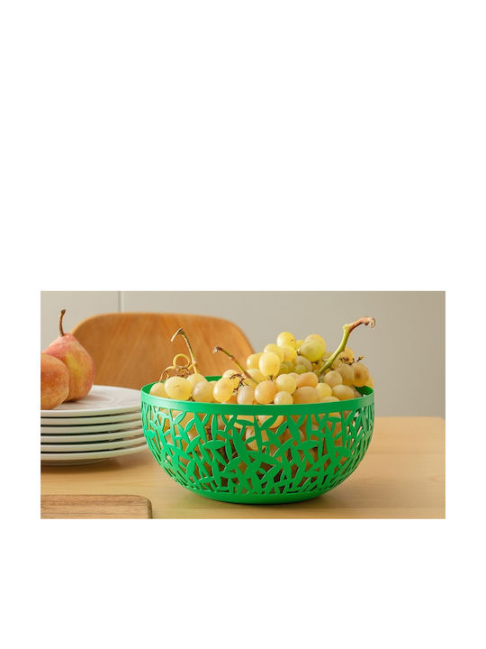 Alessi Cactus Φρουτιέρα Μεταλλική Πράσινη 21x9.5εκ.