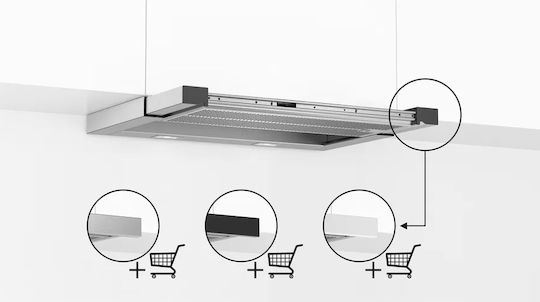 Bosch Sliding Vent Hood 60cm Inox