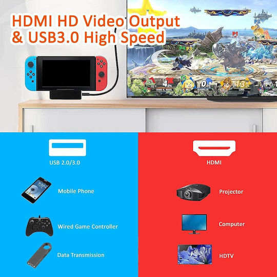 Hd Adapter Controller-Ladestation Schalter Schwarz