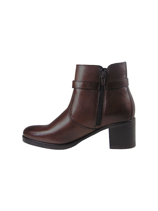 Parrotto Leder Damen Knöchelstiefel Braun