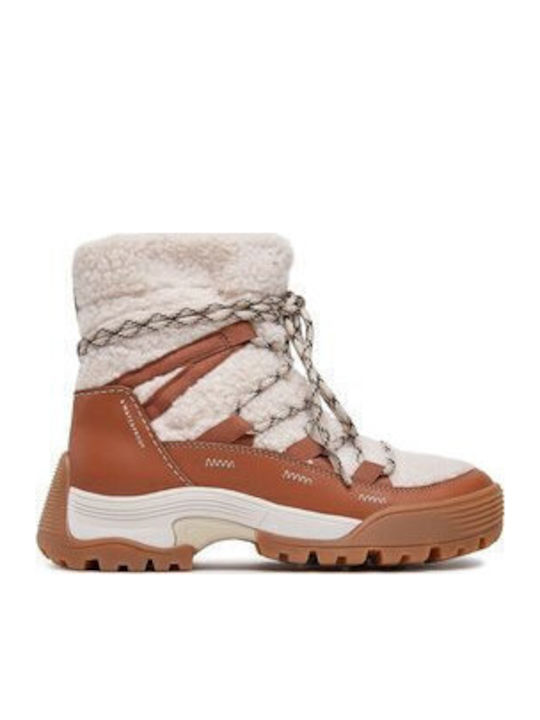 Clarks Up Boots Beige