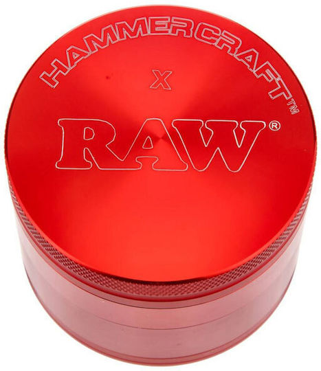 Raw Мелница 63мм Червен