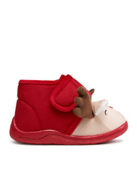 Kids Slippers Boots Red