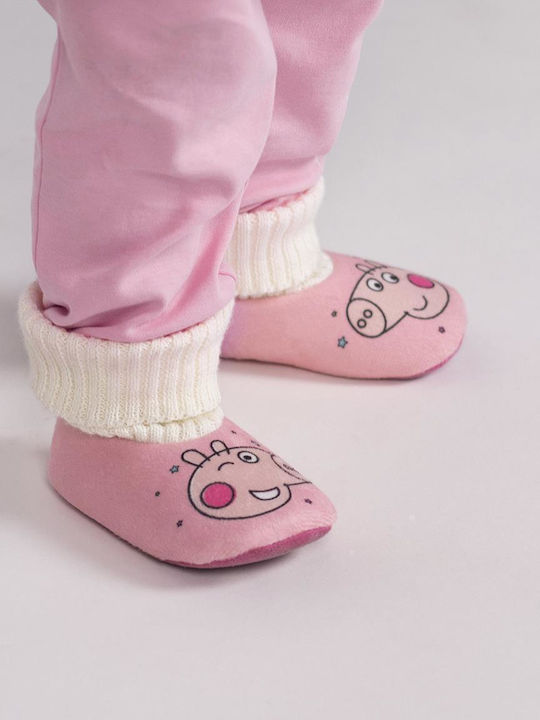 Peppa Pig Παντόφλες Μποτάκια Ροζ