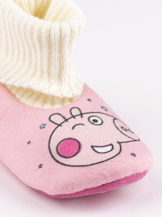 Peppa Pig Παντόφλες Μποτάκια Ροζ