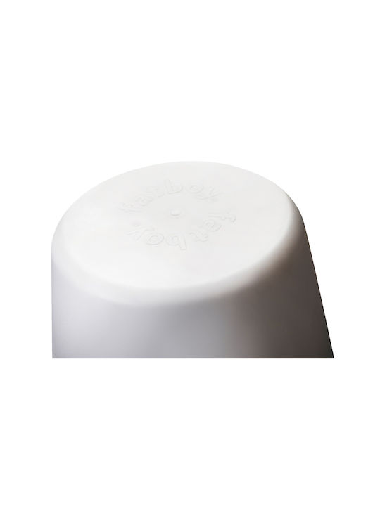Fatboy Tischlampe LED mit Weiß Schirm und Basis