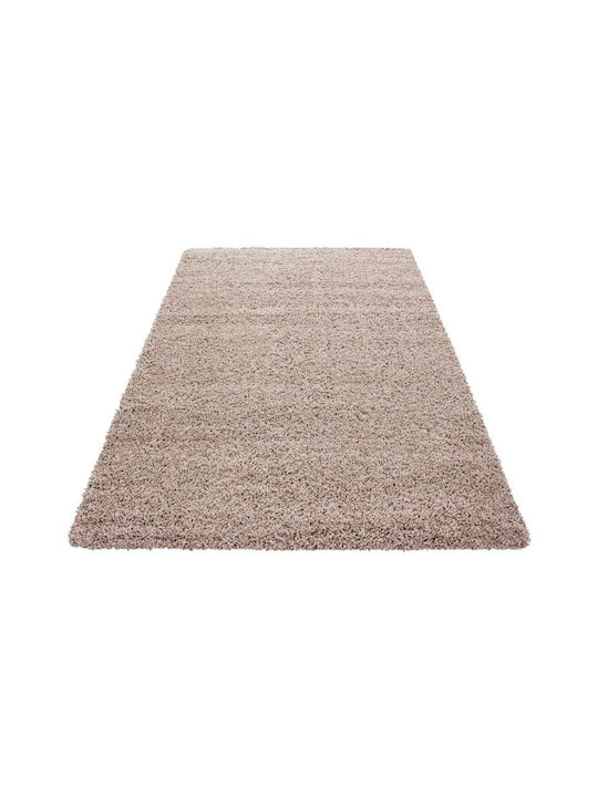 Lanoso 5500b Rug Rectangular Shaggy Light Beige