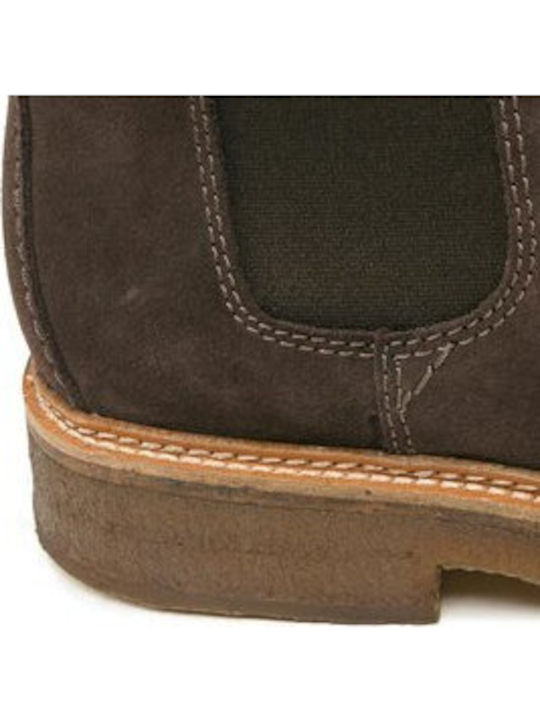 Clarkdale Suede Καφέ Ανδρικά Chelsea Μποτάκια