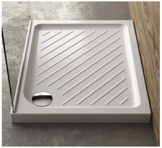 Ideal Standard Ορθογώνια Κεραμική Ντουζιέρα 100x70cm Λευκή