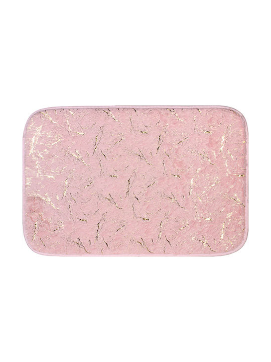 Keskor Antiderapant Covoraș de Baie 53172-4 Rose gold 60x40buc