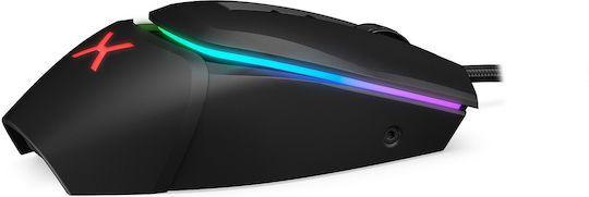 Krux Bot RGB Gaming Ποντίκι 10000 DPI Μαύρο