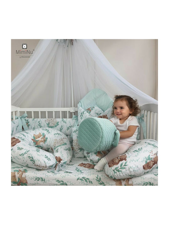 MimiNu Decke Wickeltücher für Kinderzimmer Beige Natural 100x75cm