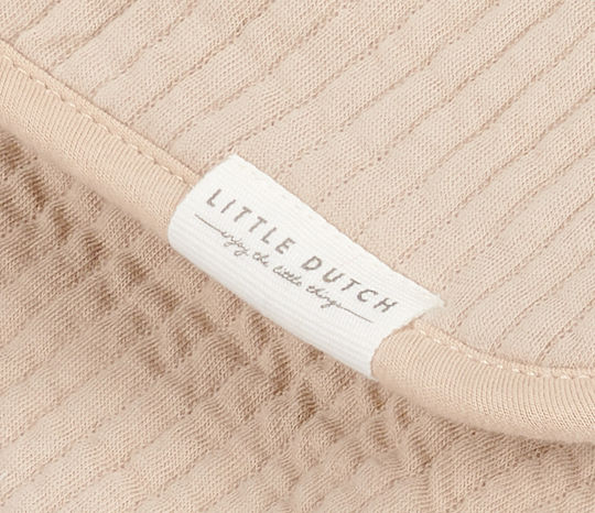 Little Dutch Blanket Nursery Swaddling Blankets Pure Beige Beige 100x70cm