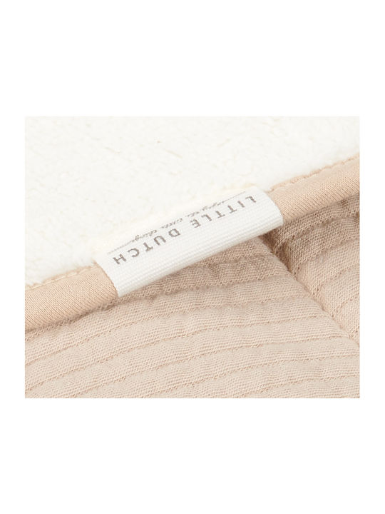 Little Dutch Blanket Nursery Swaddling Blankets Pure Beige Beige 100x70cm