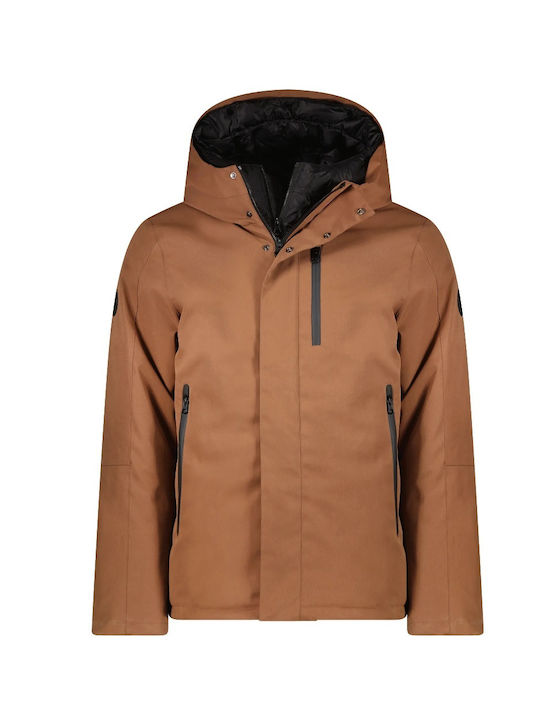 Cars Men's Winter Jacket Camel.