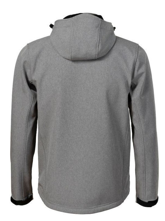 Performance M Χειμωνιάτικο Μπουφάν Softshell Αδιάβροχο και Αντιανεμικό Γκρι