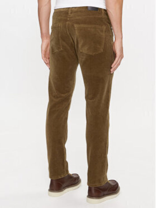 s.Oliver Trousers in Regular Fit Coffee. 2136178-8592