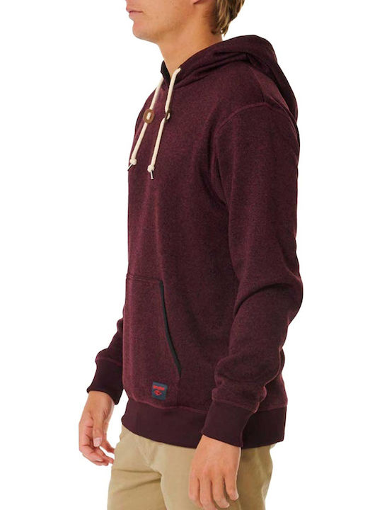 Burgundy Hoodie Sweatshirt