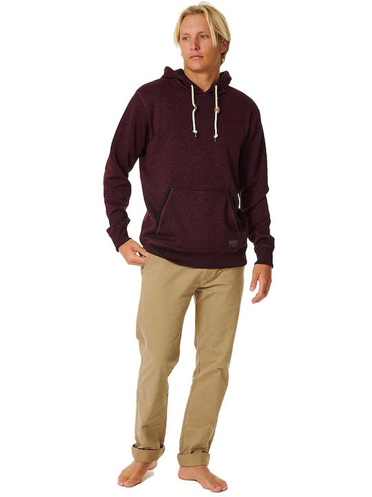 Burgundy Hoodie Sweatshirt