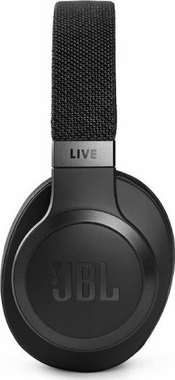 JBL Live 770NC Kabellos / Kabelgebunden Über Ohr Kopfhörer mit 65 Stunden Betriebszeit und Quick Charge Schwarz