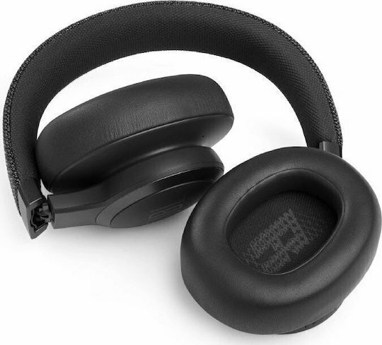 JBL Live 770NC Kabellos / Kabelgebunden Über Ohr Kopfhörer mit 65 Stunden Betriebszeit und Quick Charge Schwarz