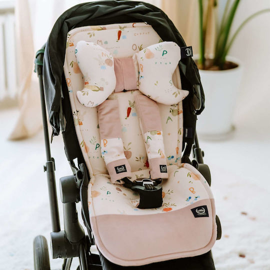 La Millou Stroller Seat Liner Double Sided 36.5x85cm Pink