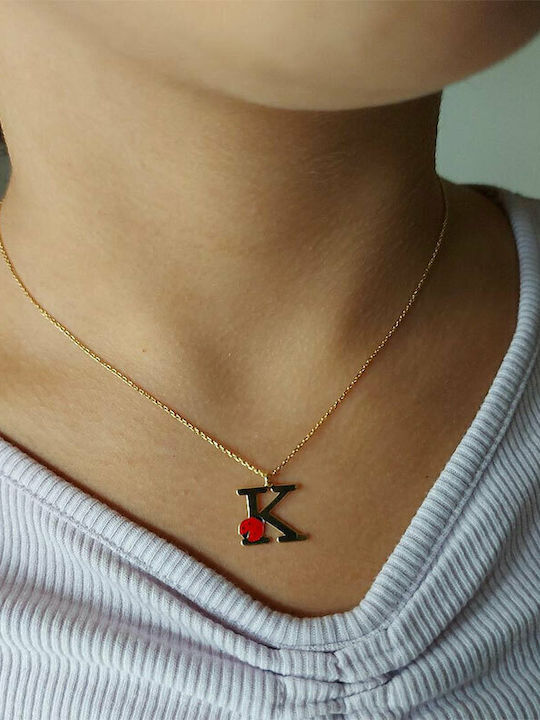 Ios Gold Plated Silver Chain Kids Necklaces Monogram MG127