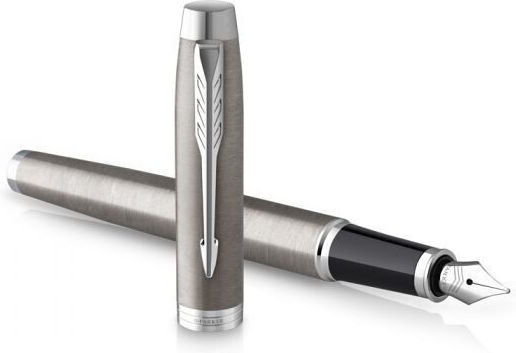 Parker Im Essential Stainless Steel Ct M Σετ Γραφείου με Σημειωματάριο και Πένα 1τμχ Nibs Medium