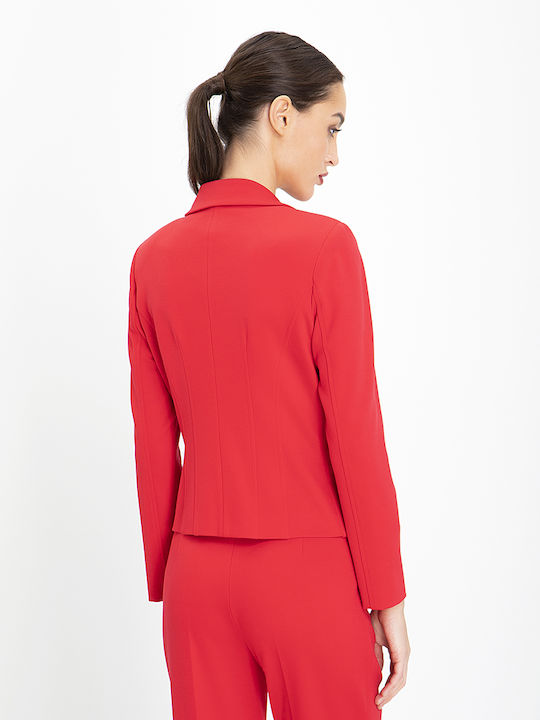 Laura Donini Damen Blazer Rot