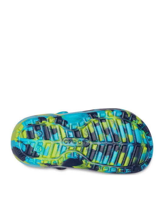 Ανατομικές Παντόφλες Πολύχρωμες Classic Lined Marbled Clog