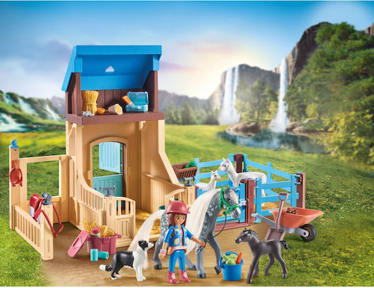 Playmobil Horses Of Waterfall Amelia & Whisper With Horse Box for 5-12 years old