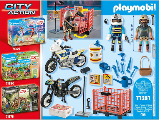 Playmobil City Action Starter Pack Police for 4-10 years old