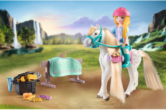 Playmobil Horses Of Waterfall Isabella & Lioness With Washing Area for 5-12 years old