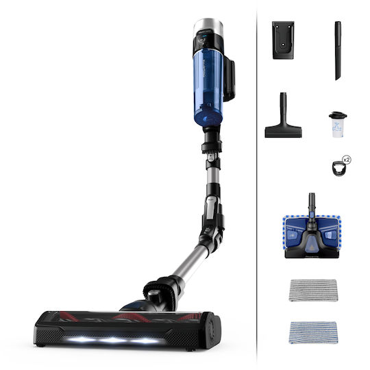 Rowenta X-Force 9.60 Aqua Allergy Wiederaufladbar 2-in-1 Staubsauger Stick & Handgerät 18V Türkis
