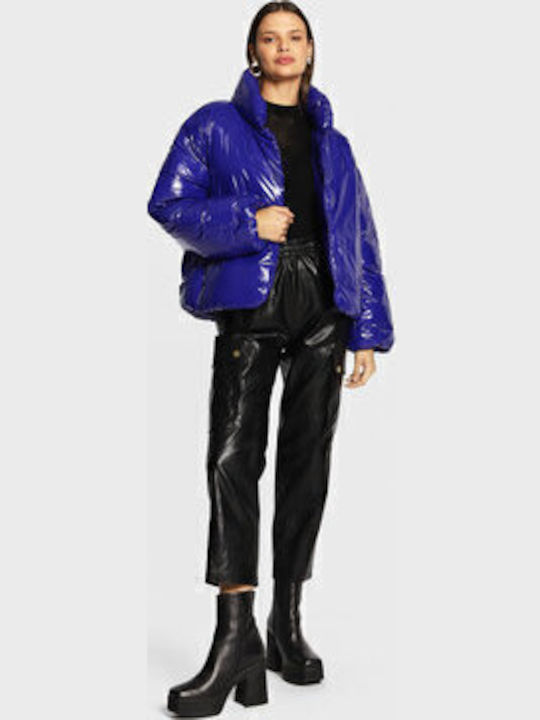 Ianna Scurtă Jachetă de femei Puffer Blue