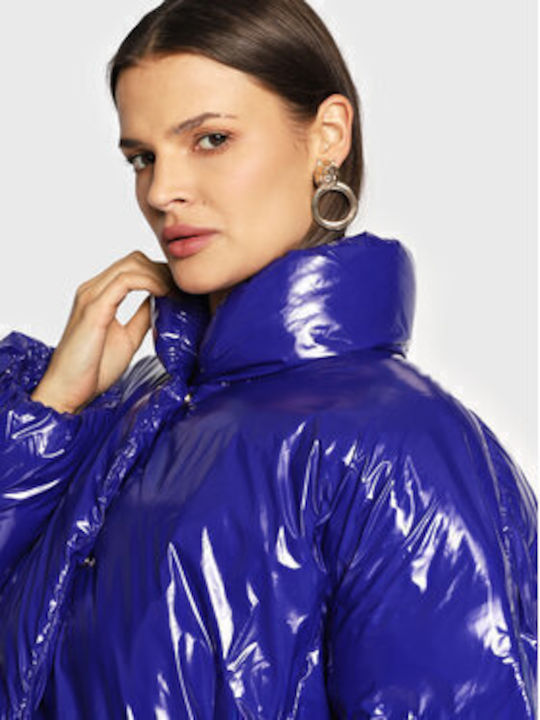 Ianna Scurtă Jachetă de femei Puffer Blue