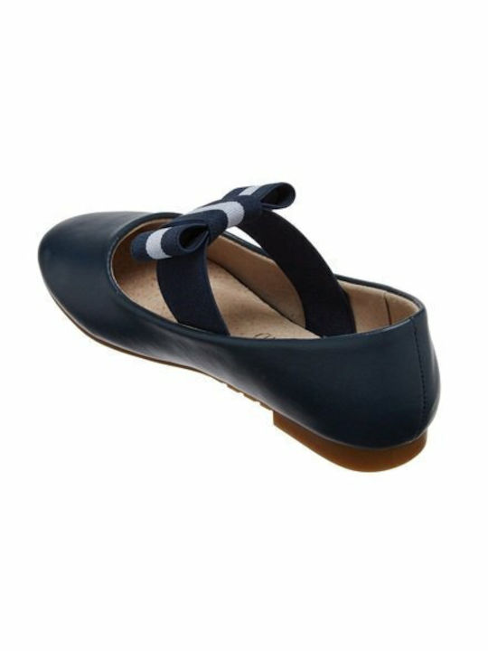 Mix Mind Balerini copii with Elastic Strap Blue