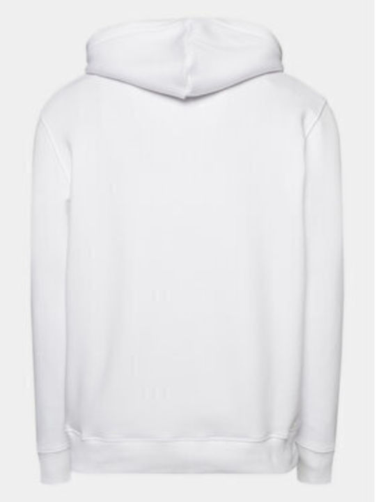 Basic Sweatshirts für Herren mit Kapuze Weiß