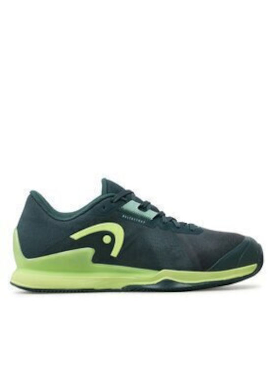 Head Sprint Pro 3.5 Men's Tennis Shoes for Clay Courts Green