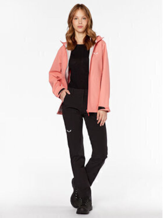 Puez Aqua 4 Short Women's Puffer Jacket Pink