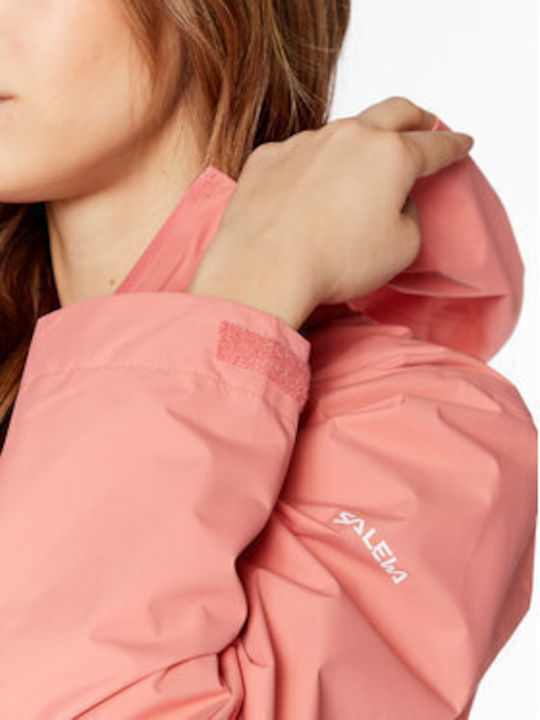 Puez Aqua 4 Short Women's Puffer Jacket Pink