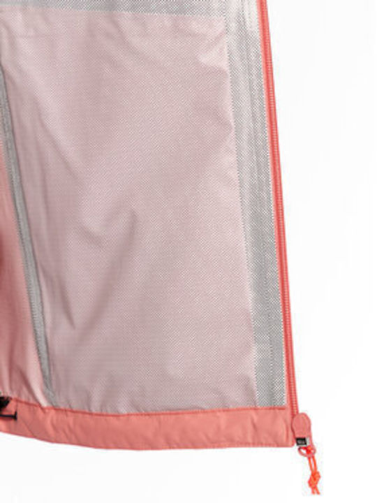 Puez Aqua 4 Short Women's Puffer Jacket Pink