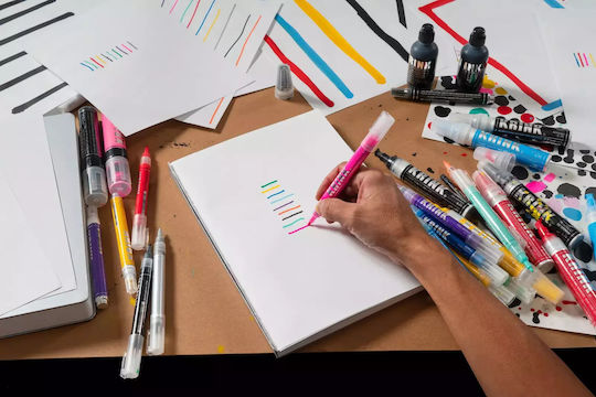 Krink Marker 3mm Pink 1buc