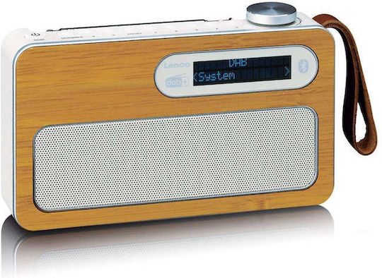 Lenco PDR-040 Bamboo DAB+ mit Bluetooth Gray