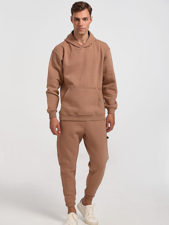 Minimal Sweatshirt mit Kapuze SHOCK