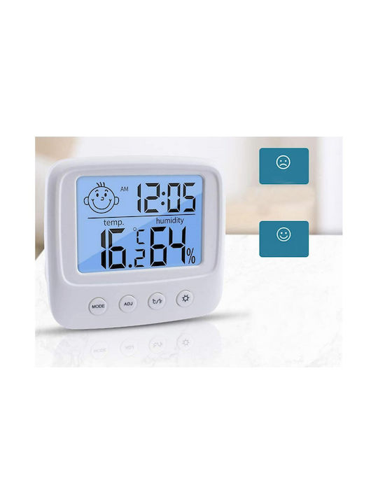 Ceas Digital de Masă Alb AT00001563
