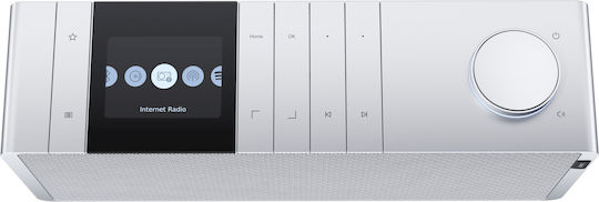 Loewe Klang S1 Επιτραπέζιο Ραδιόφωνο Ρεύματος DAB+ με Bluetooth και USB Light Grey
