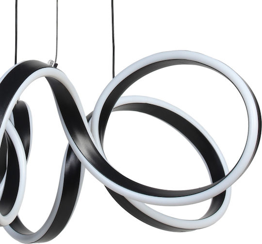 Keskor Pendant Light Black 55x21cm