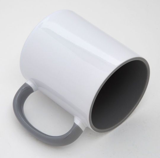 Koupakoupa Colorful Mug Ceramic Gray 330ml