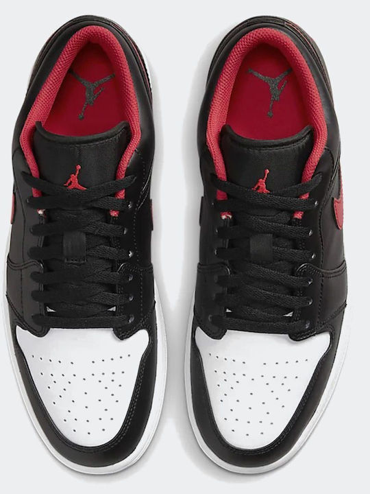 Air  1 Low Sneakers Black / Fire Red / White